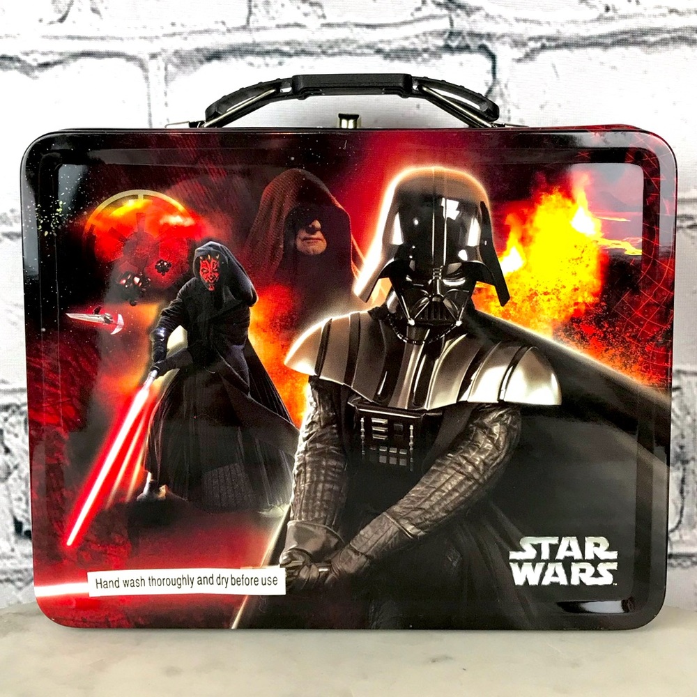 The Tin Box Co. Star Wars Darth Vader & Yoda Jedi Master Lunch Box Tin Box